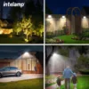 2 PCS Solar Lamp Outdoor Super Bright Wall Light IP65 Waterproof Street Light Solar Security Lights for Garden Yard Patio Porch 5