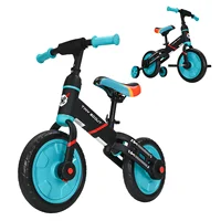 UBRAVOO Tiny Scout Balance Bike 3 4 5 Years , 4-in-1 with Optional Support Wheels and Pedals, Saddle Height Adjustable,JL102 1