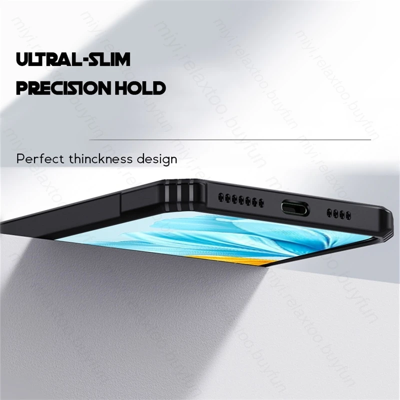 Clear Acrylic Back Cover with Magnetic Holder Ring