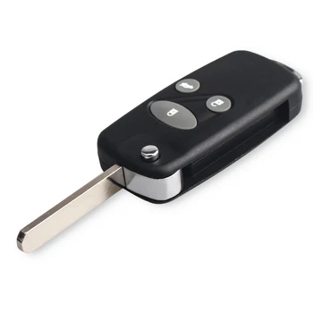 2/3 pulsanti Chiave telecomando a distanza per Honda - KEYYOU 2 3 pulsanti modificato auto pieghevole a distanza Filp Key Shell Fob Case per