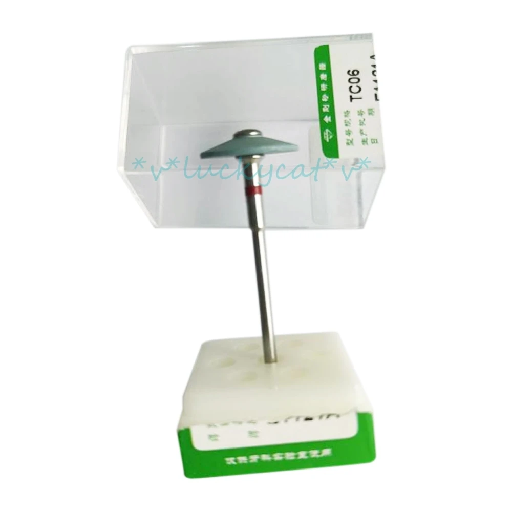 

New arrival 1Pcs durable Dental Ceramic Diamond Polishing Head Grinder Zirconia Porcelain polishing Shank Diameter 2.35mm