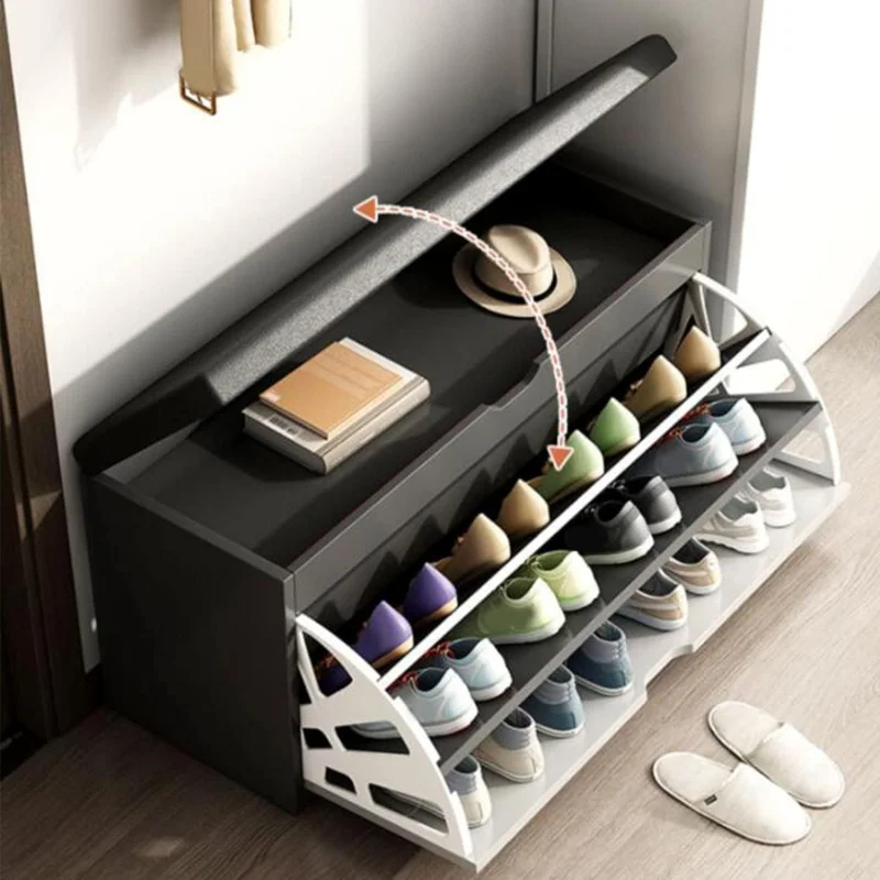 خزانة تنظيم الأحذية الحديثة باللون الرمادي مقاس 60...