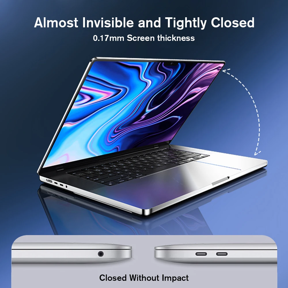 Anti-Peeping Magnetic Screen Protector for Macbook Air 13 M2 M3 13.6 inch A2681/A3113 Anti-Glare/Spy Film Privacy Laptop Filter 6