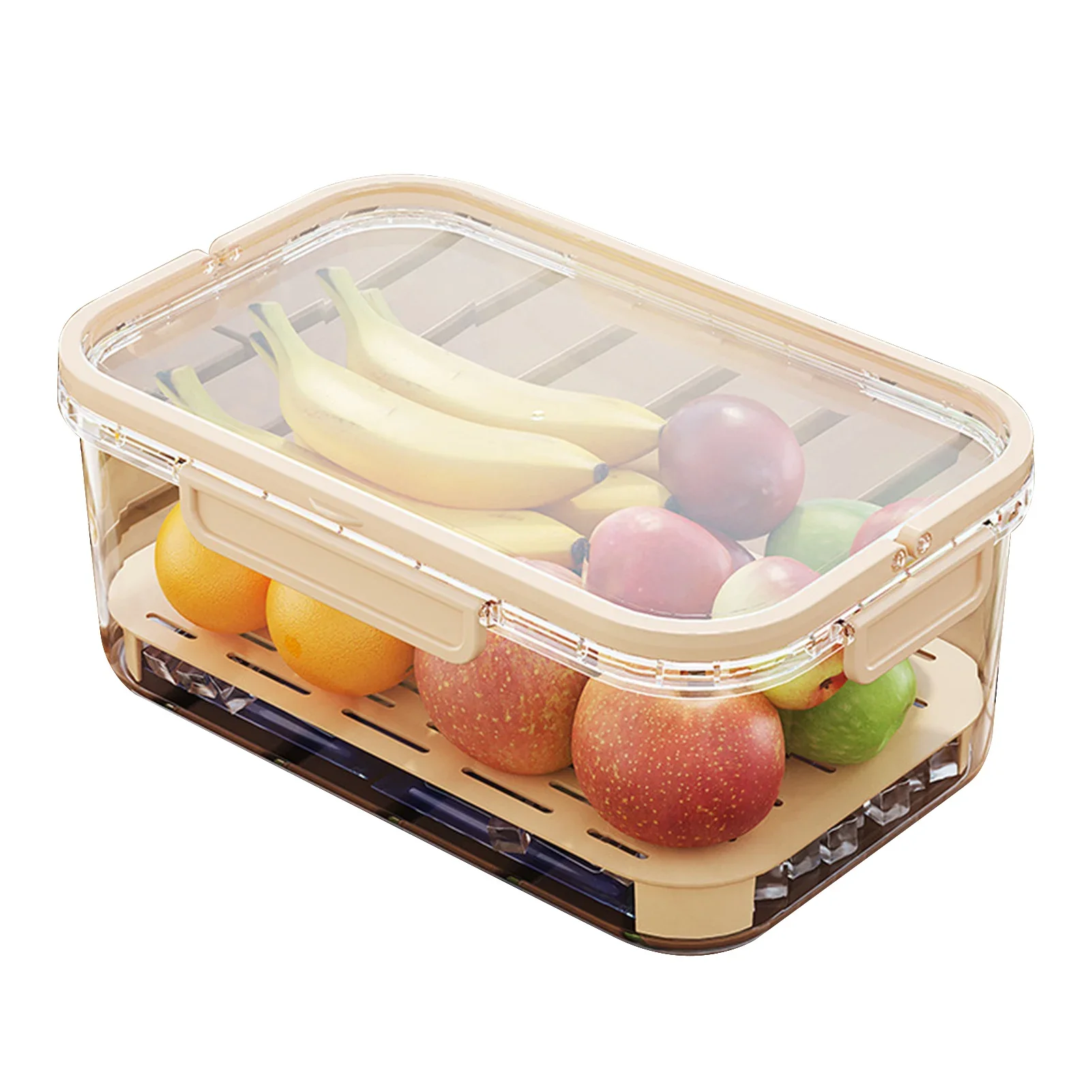 Large Capacity Airtight Freshness Box with Drain Plate
