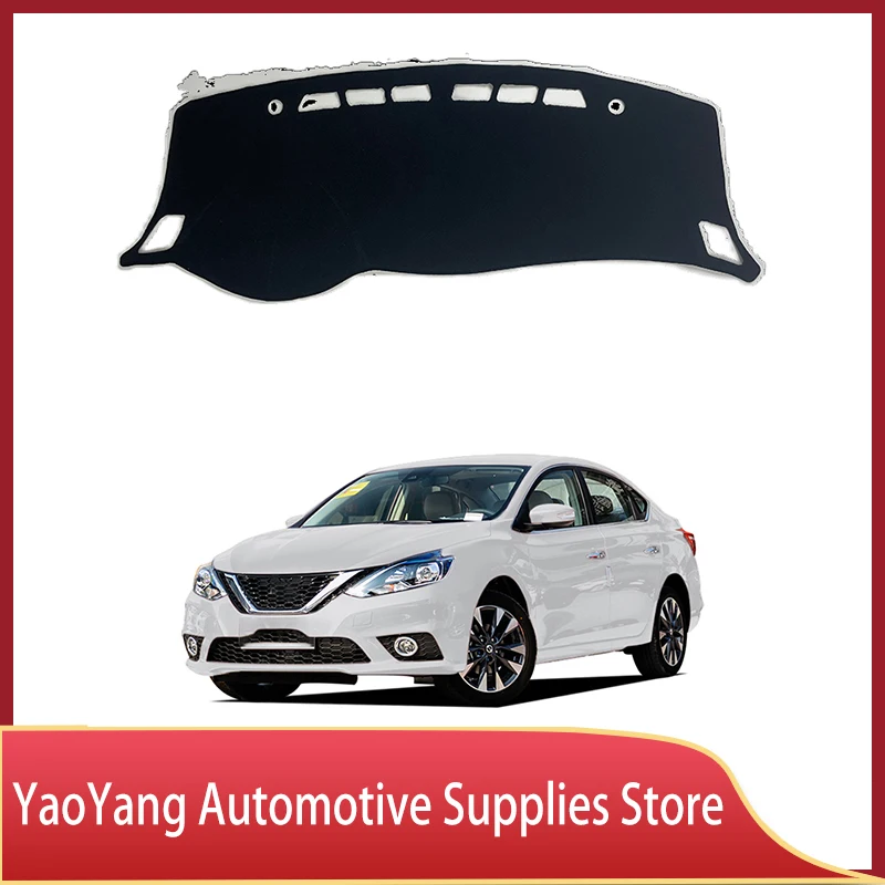 

Custom Fit for Nissan Sentra 2013-2019 Dashboard Cover Mat Dash Mat Flannel Nonslip Dash Cover Sunshade Glare UV Rays Protector