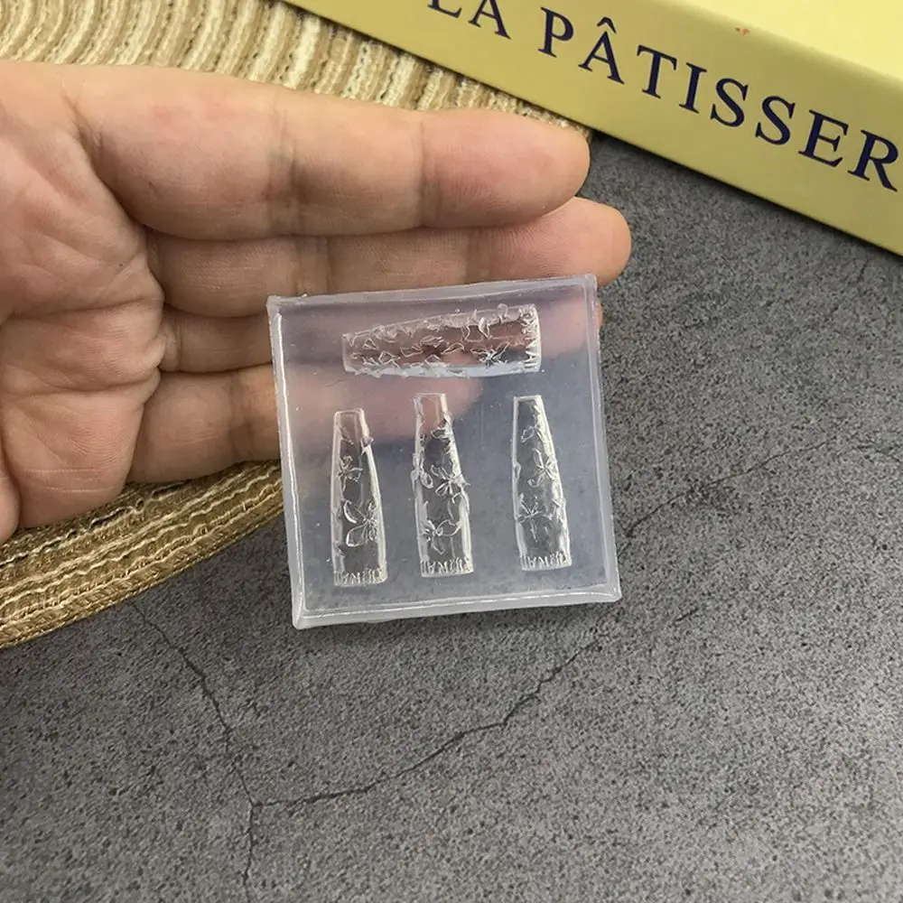 Creative Silicone 3D Flowers Nail Mold DIY Hawaii Hibiscus Nailart Mold Transparent Petal Nail Design Resin Molds Nail Tools