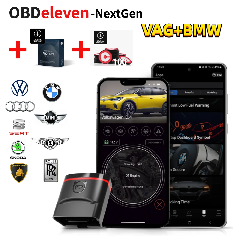 OBDeleven + Leicht Entfernen Pro Neueste Evolutionäre OBD2