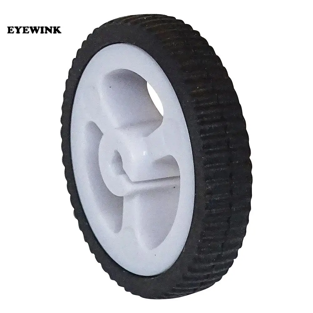 D-hole Rubber Wheel for N20 Motor D Shaft Tire Car Robot DIY Toys Parts