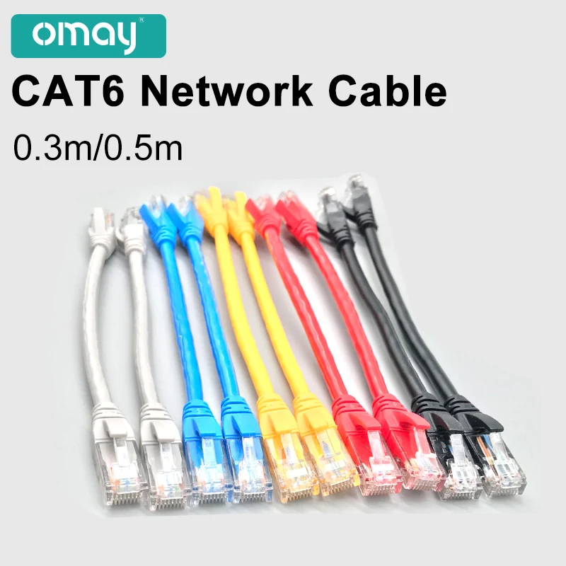 Cavo di rete Ethernet Cat. 6 UTP nero da 5 m