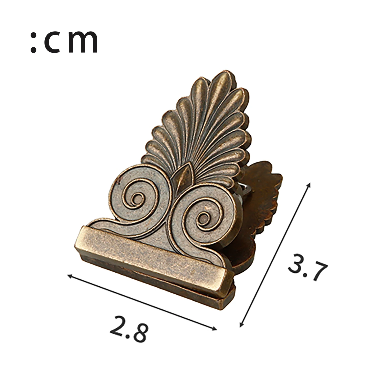 Clip Vintage Per Taccuini Viaggiatori - Design Bronzo Antico | Accessorio Per Journaling - Foto 11