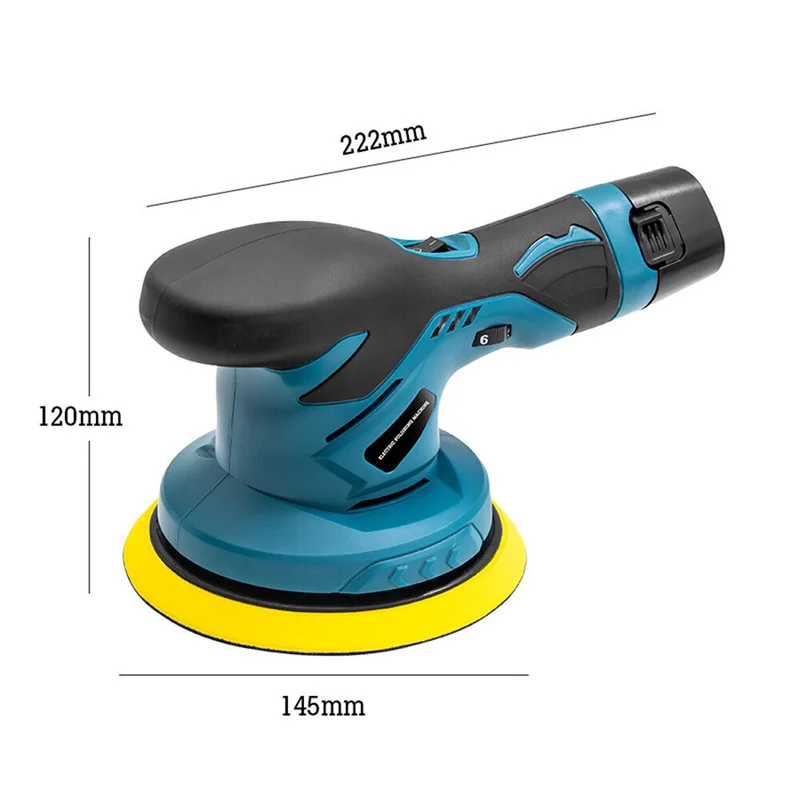Cordless Car Polisher For Makita 12V Lithium Battery Wireless Car Beauty Waxing Auto Paint Care Furniture Polishing Machine Wash car polisher