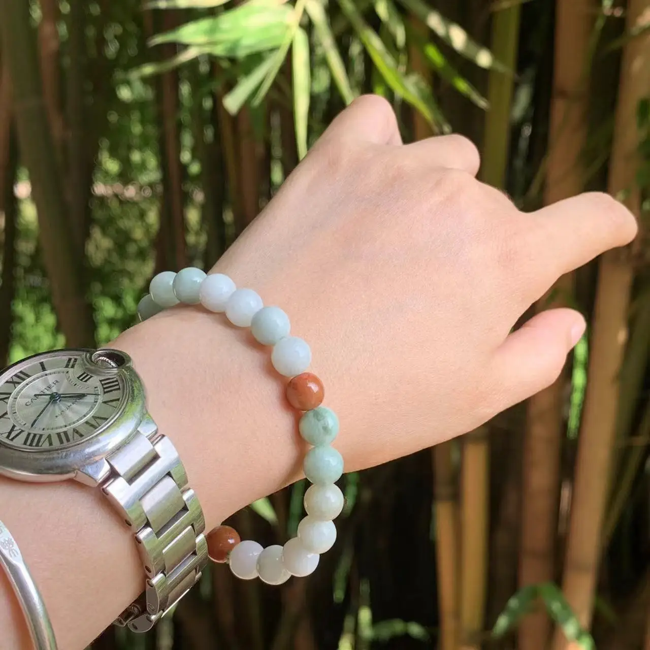 6MM Natural Burma Jade Bracelet for women Myanmar Jadeite Green Real ACCESSORI GIFT BEAD DROPSHIP JEWELRI FASHION