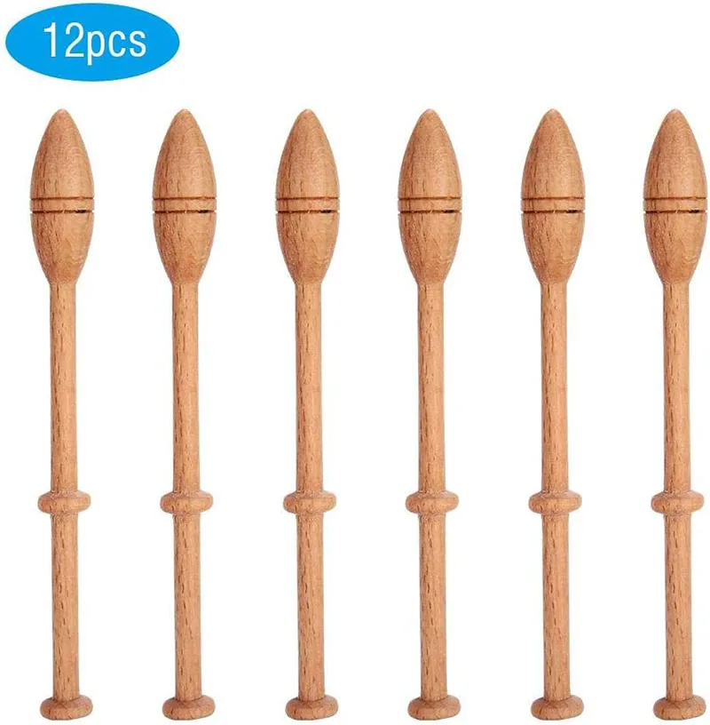 Sewing Tools Craft Supplies Craft Weeding Tools DIY Knitting Kit 12Pcs Bobbin Lace Kit Craft Knitting Needle Weaving Tool Wooden Craft Turned Wood Weaving Tools for Lace Making