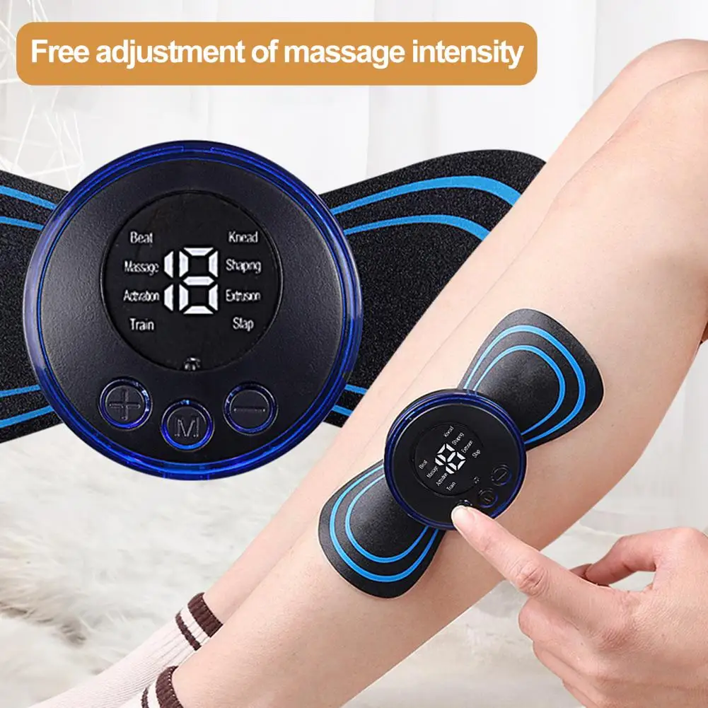 Rechargeable Massager Device Full Body Pain Relief Therapy Mini Machine with 8 Modes Physiotherapy cervical spine massager lumbar massager leg massager