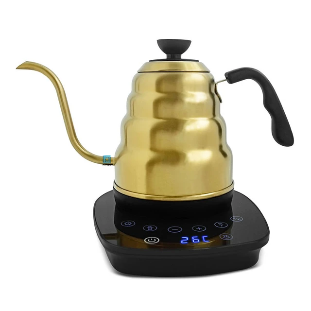 GOLD Electric Gooseneck Kettle with Temperature Controller MULTIFUNCTION  ELECTRIC VARIABLE GOOSENECK KETTLE - AliExpress