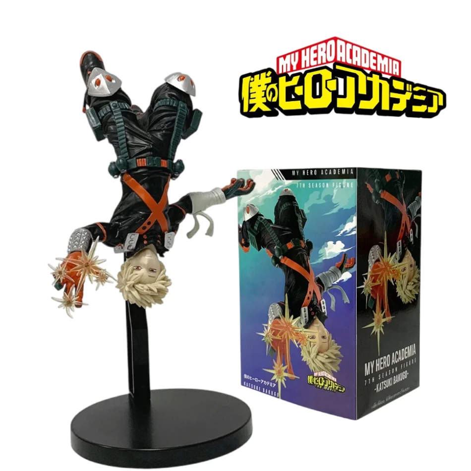 22cm 나의 히어로 아카데미아 애니메이션 주변 상품 히어로 바쿠고 카츠키 액션 피규어 PVC 모델 장식 수집품 장난감 크리스마스 선물