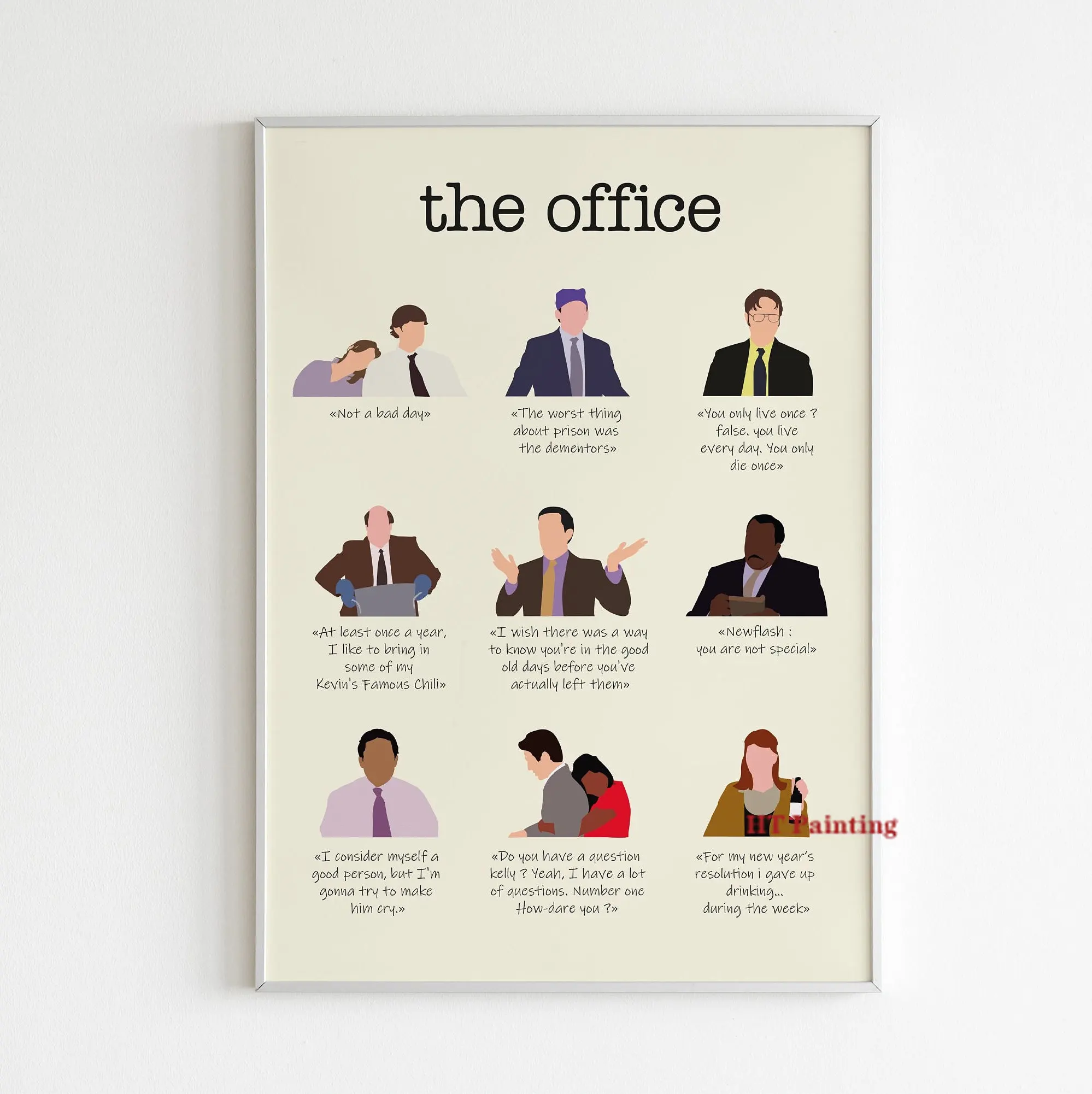 The Office TV Series Wall Art Classic Poster