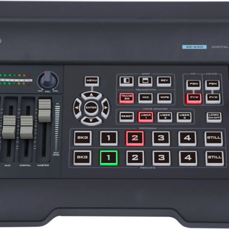 Se-650 Switcher Video A 7 Canali 4 In 3-Out Switcher Ad Alta Definizione Video A 4 Vie Diretto Hd Mi/Sdi Input Output