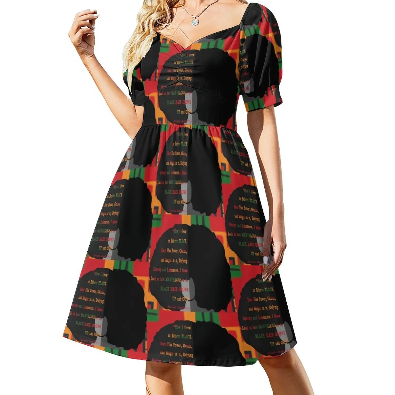 

Michaela Powerful Hair Sleeveless Dress Female clothing Woman clothing