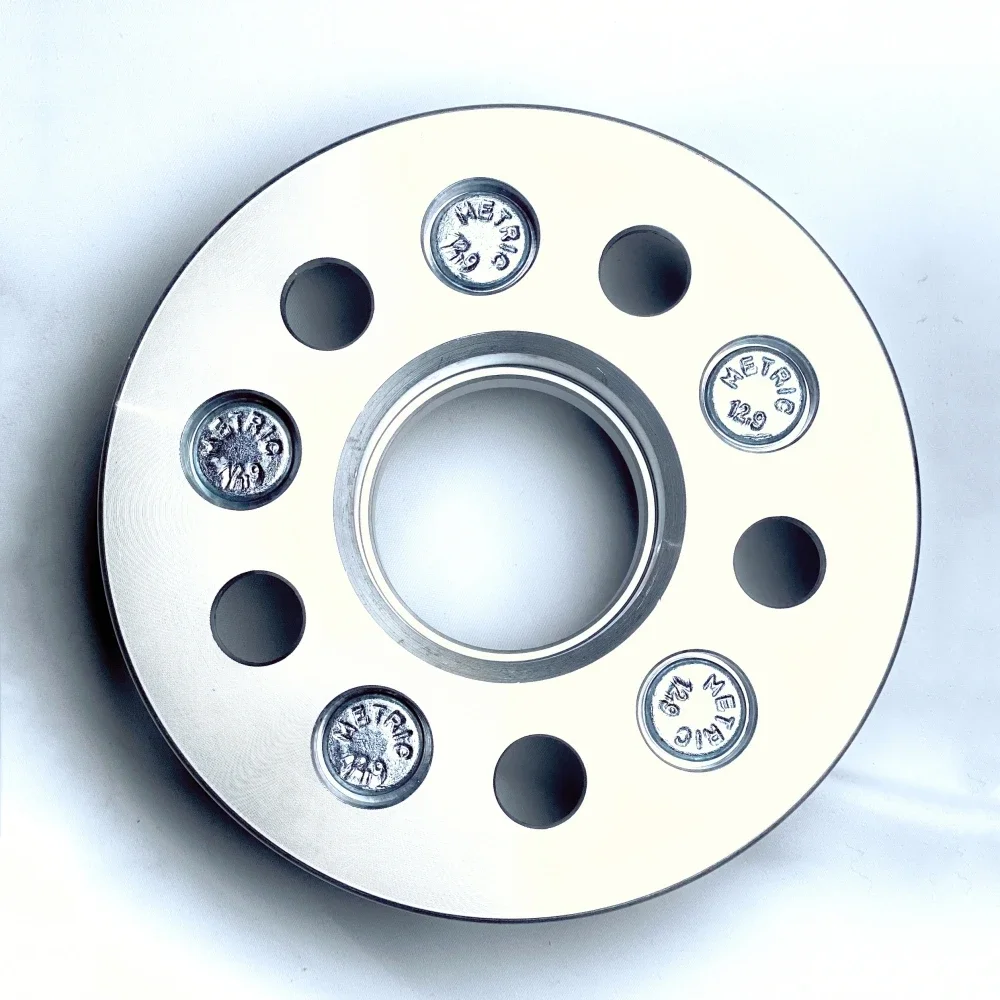 2개 20mm 변환 휠 어댑터 PCD 5x114.3에서 5x112로 CB 60.1-57.1/66.6mm 러그 스터드 M12x1.5
