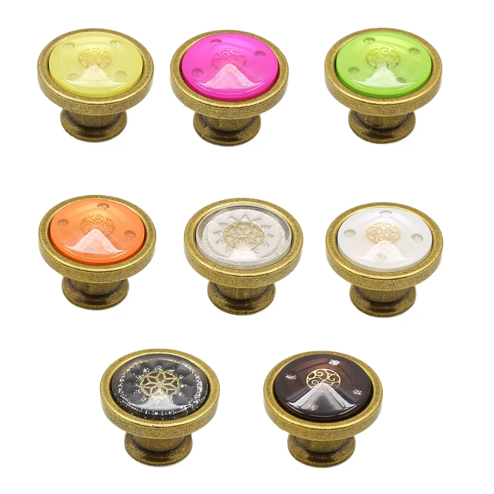 Retro Antique Drawer Handles No Fading High Quality Zinc Alloy Suitable for Bookshelf Cupboard