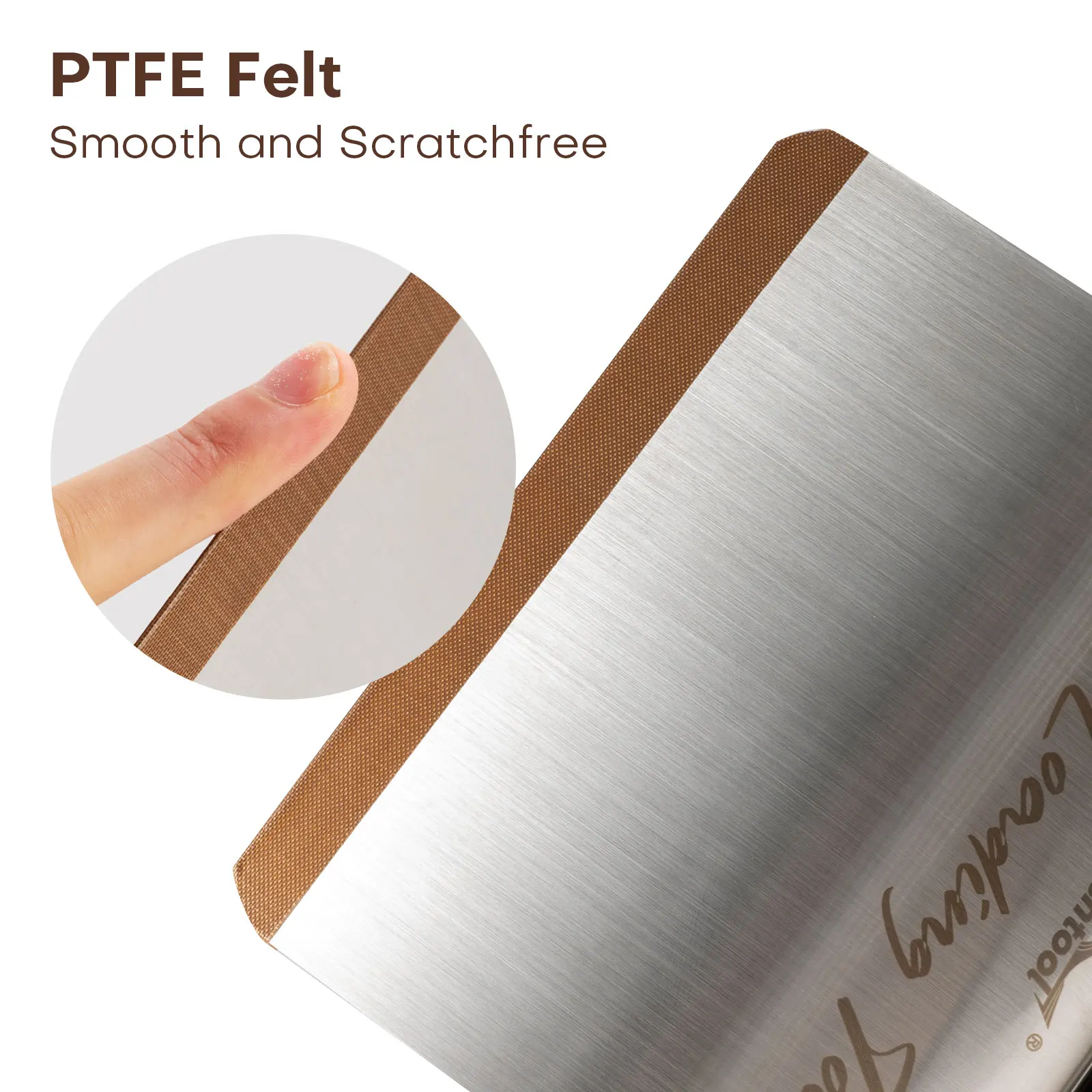 FOSHIO 갭 터킹 스퀴지 로더 틴팅 도구 PTFE 엣지 자동차 사이드 윈도우 보호 포일 비닐 필름 설치 핸들 스크레이퍼, 2 개