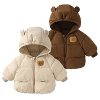 Bear Baby Winter Jackets for Girls Boys Clothes Cotton-Padded Thicken Kids Coats Children Parkas Jacket Baby Outerwear 2