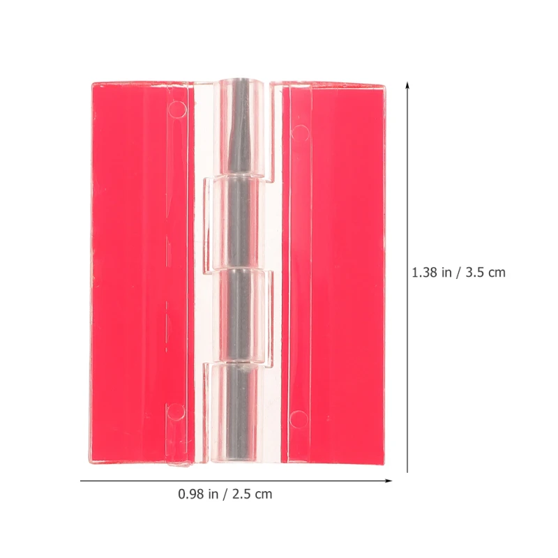 Description Picture 2 of itemSelf-adhesive Hinge Aquarium Lid Transparent Hinges Plastic Glass Continuous Cabinet