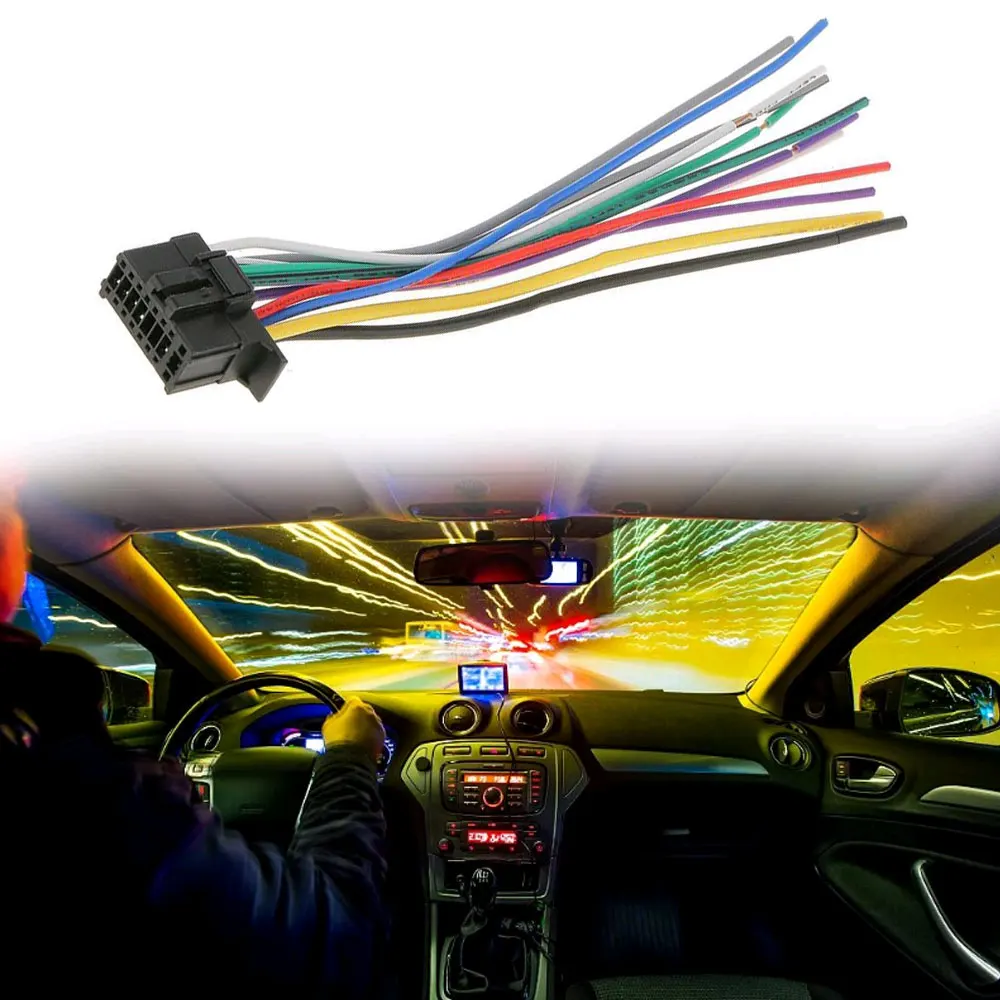Cavo Modificato Parti Car Stereo Lettore Cd Spina Connettore A 16 Pin Per Pioneer 2350 Ricevitore Radio Stereo Cablaggio Di Ricambio