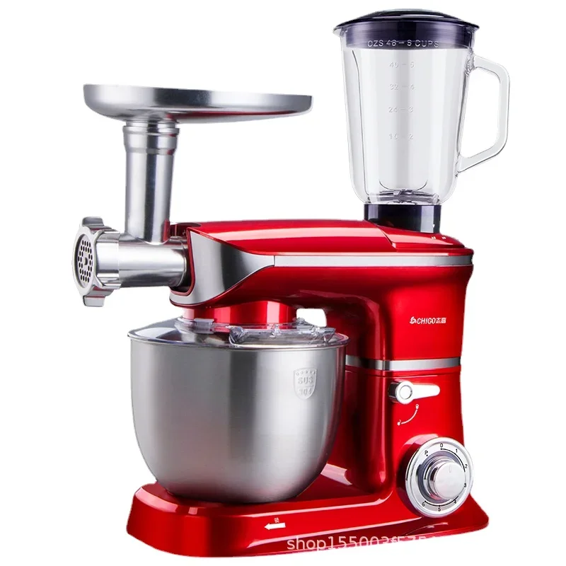 Chigo Electric Whisk Desktop Stand Mixer Household Multi-Functional Dough Cream Whipper Small Dough Mixer Commercial kitchen