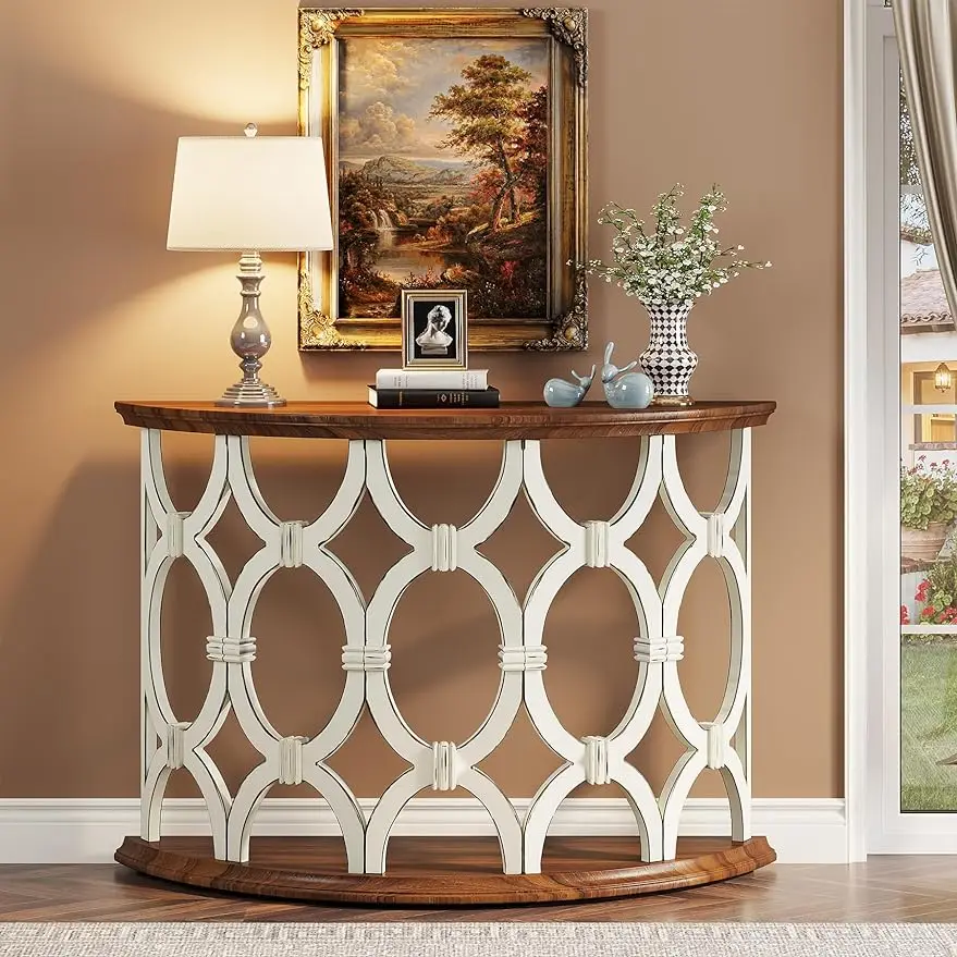 Semi circle 2024 foyer table