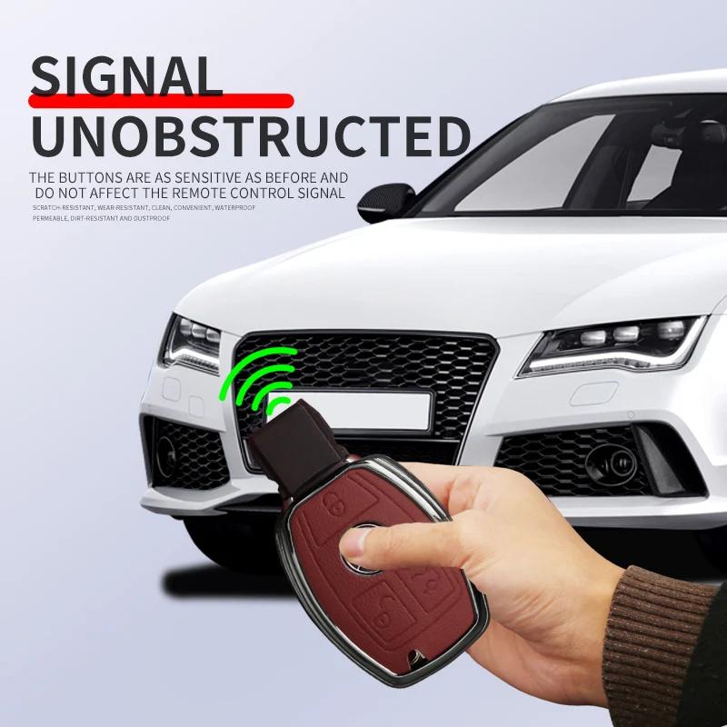 2/3 Buttons Remote Smart Car Key Case Cover For Mercedes Benz A B C E S Class