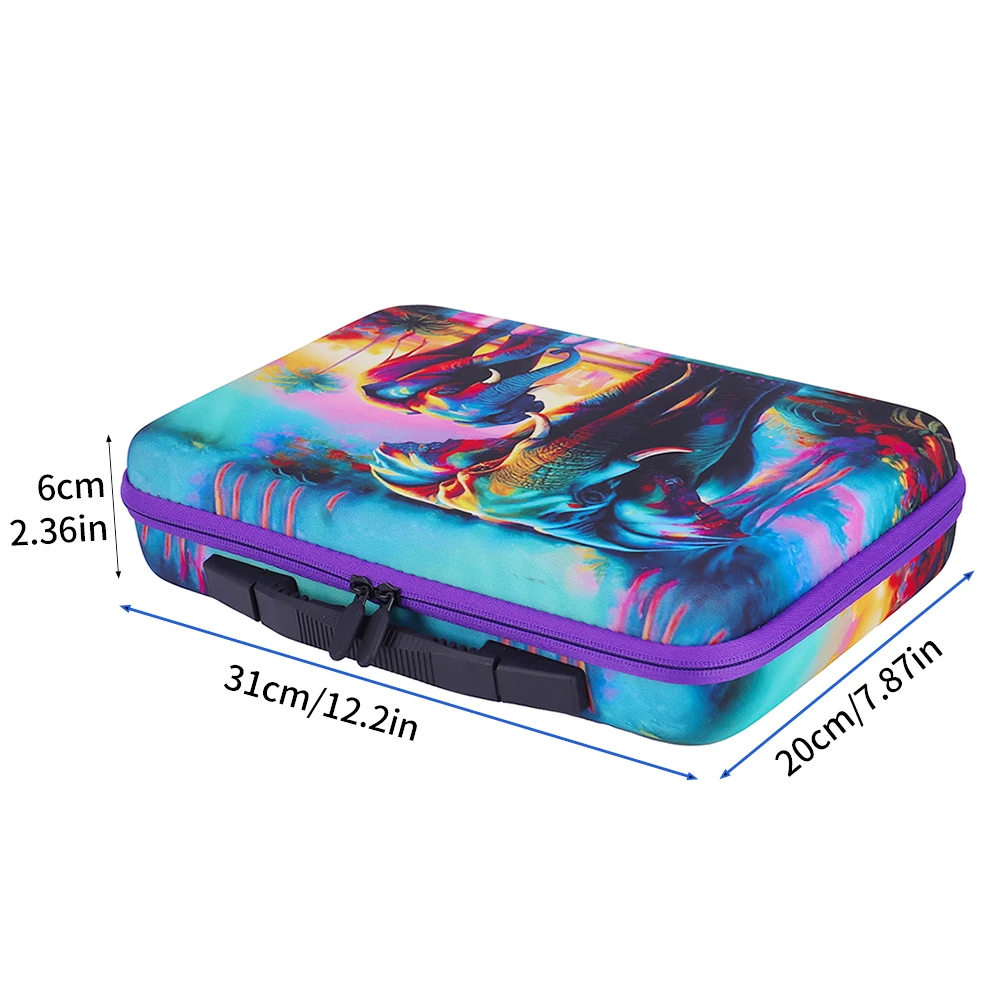 Diamond painting elephant storage bag 60 bottle tool accessories suitcase beads mosaic pen stylus work cover 5d diamond paintin