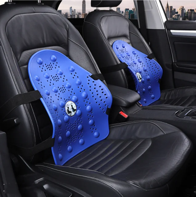 Car Seat Office Chair Massage Back Lumbar Support Mesh Wooden Bead Cushion  Pad Mesh Back Lumbar Cushion For Car Driver - AliExpress