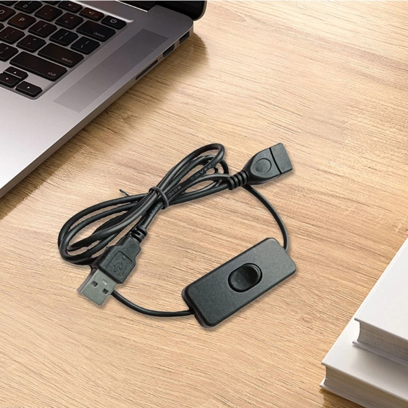 USB Male to Female Extension Cable with Power Switch