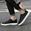 High Quality Men Casual Shoes Cow Leather Mens Sneakers Handmade Breathable Mens Loafer Luxury Brand New White Skate Shoes Man 6