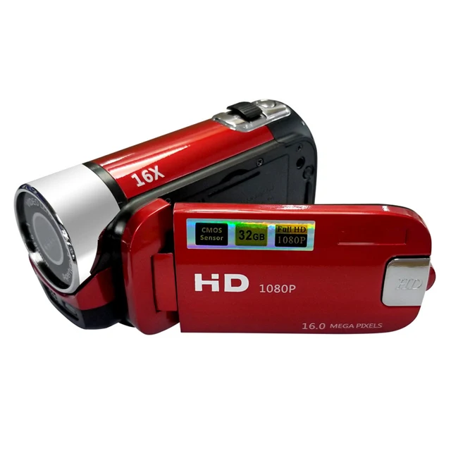 Actitop Videocamera, Camcorder HD 1080P 24MP 16X Zoom Digitale - Foto 4