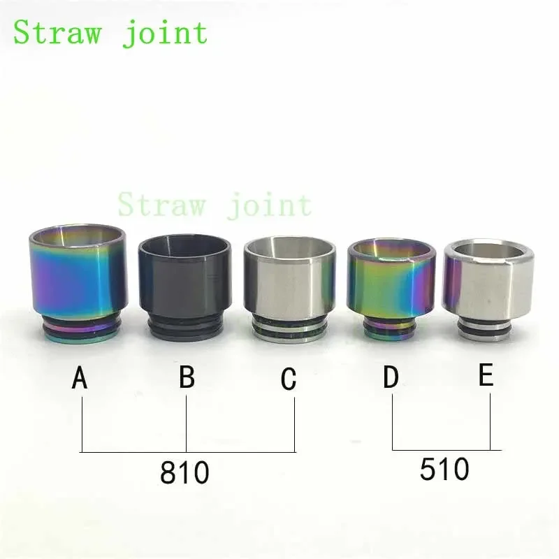 

1 Pcs 510 810 Stainless Steel with Filter Screen Straw Joint
