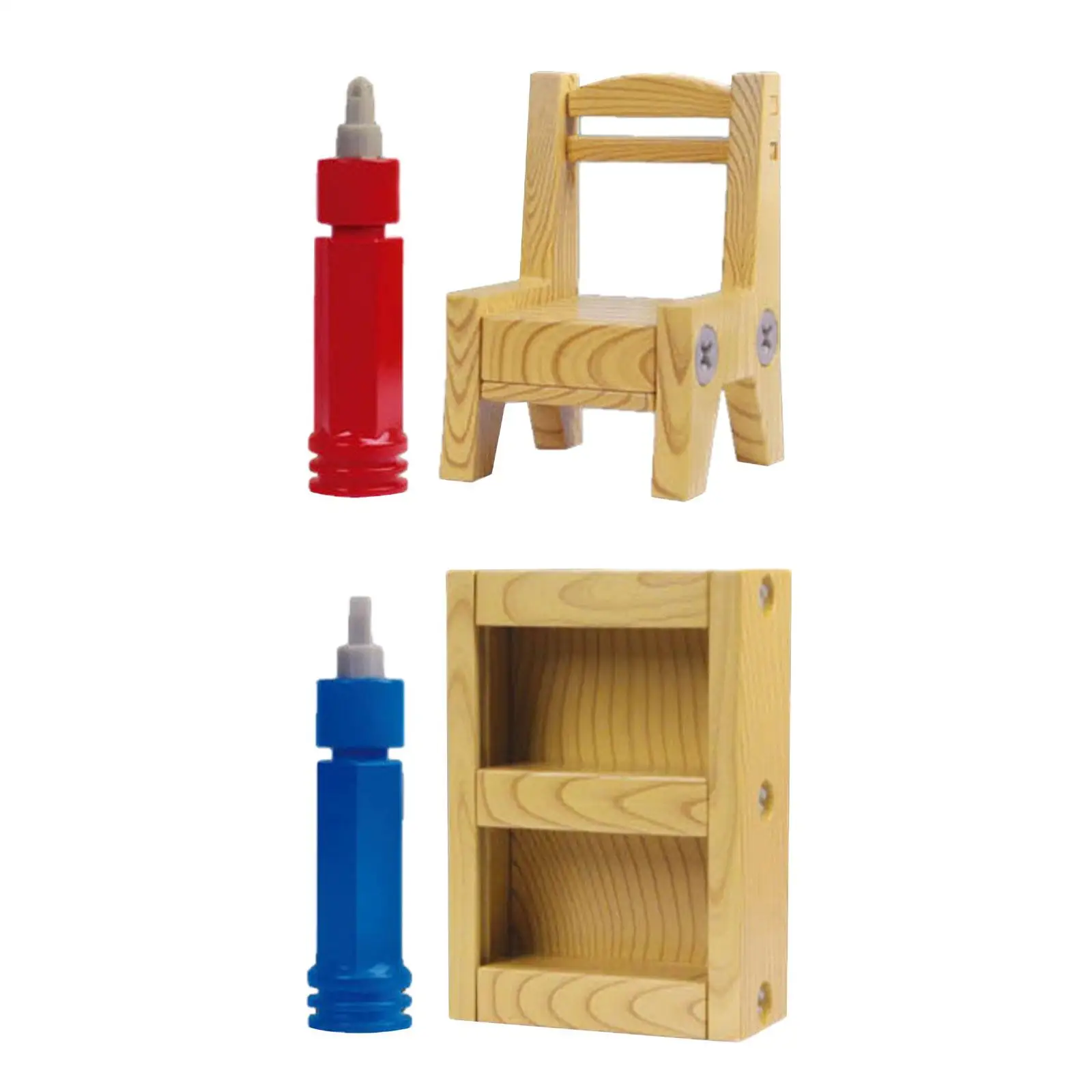 

Детский Кукольный домик, миниатюрная скамья для домашнего интерьера, игровой домик, декор для кукольного домика