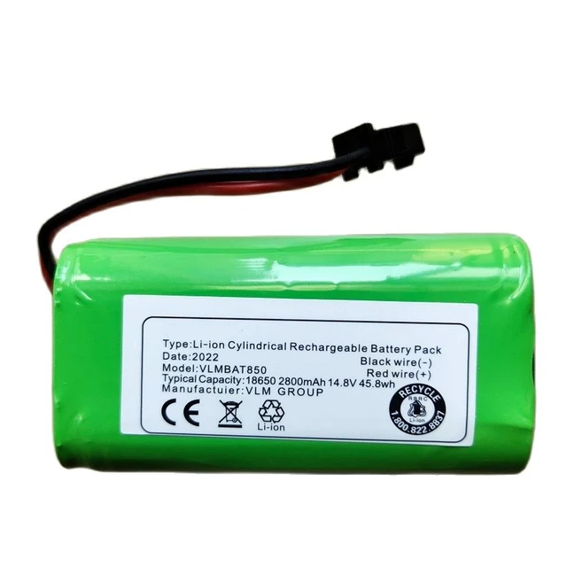 14.4V 12.8Ah Li-ion battery for Cecotec Conga Excellence 950 990 1090  Ecovacs Deebot DN621 601/605 Eufy RoboVac 35C Panda i7V710 - AliExpress