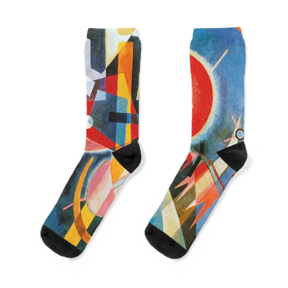 

Wassily Kandinsky In Blue Socks valentine gift ideas colored summer sheer Boy Socks Women's