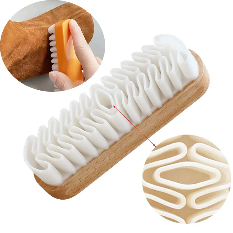 

Suede Shoe Brush Rubber Cleaning Brushes for Suede Nubuck Material Shoes/Boots/Bags Leather Clothing Care Household Clean Tool