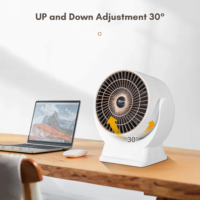800W Electric Heater Fan Heater Energy-Saving Desktop Space Heater Air  Circulation Function Overheating Office Room Desk Use - AliExpress