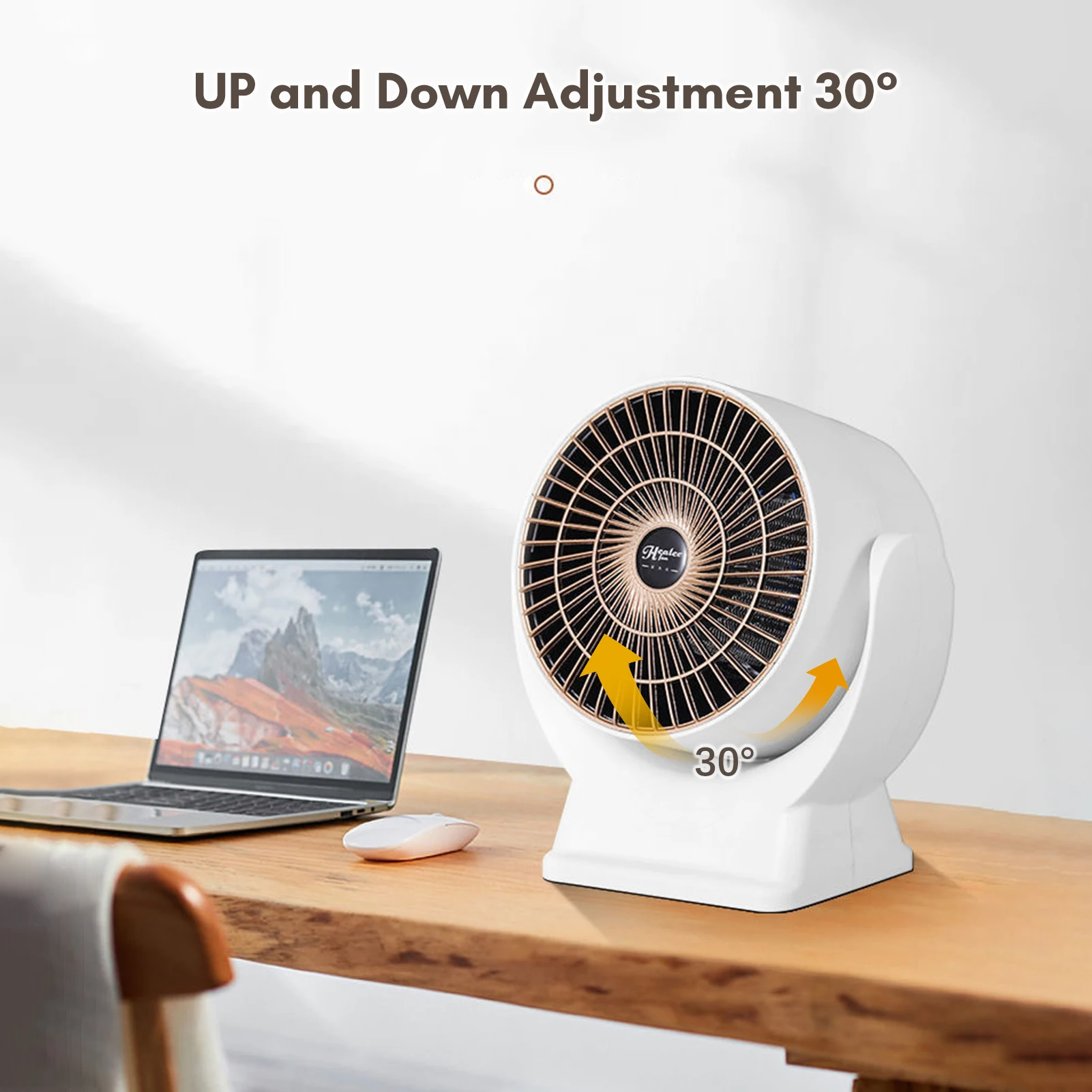 800W Electric Heater Fan Heater Energy-Saving Desktop Space Heater Air  Circulation Function Overheating Office Room Desk Use - AliExpress