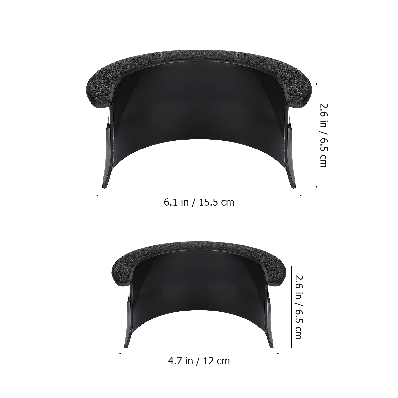Durable Black Plastic Pocket Liner Table Billiard Net Frame Snooker Balls Accessories Entertainment Pool Table Parts 6 Pcs
