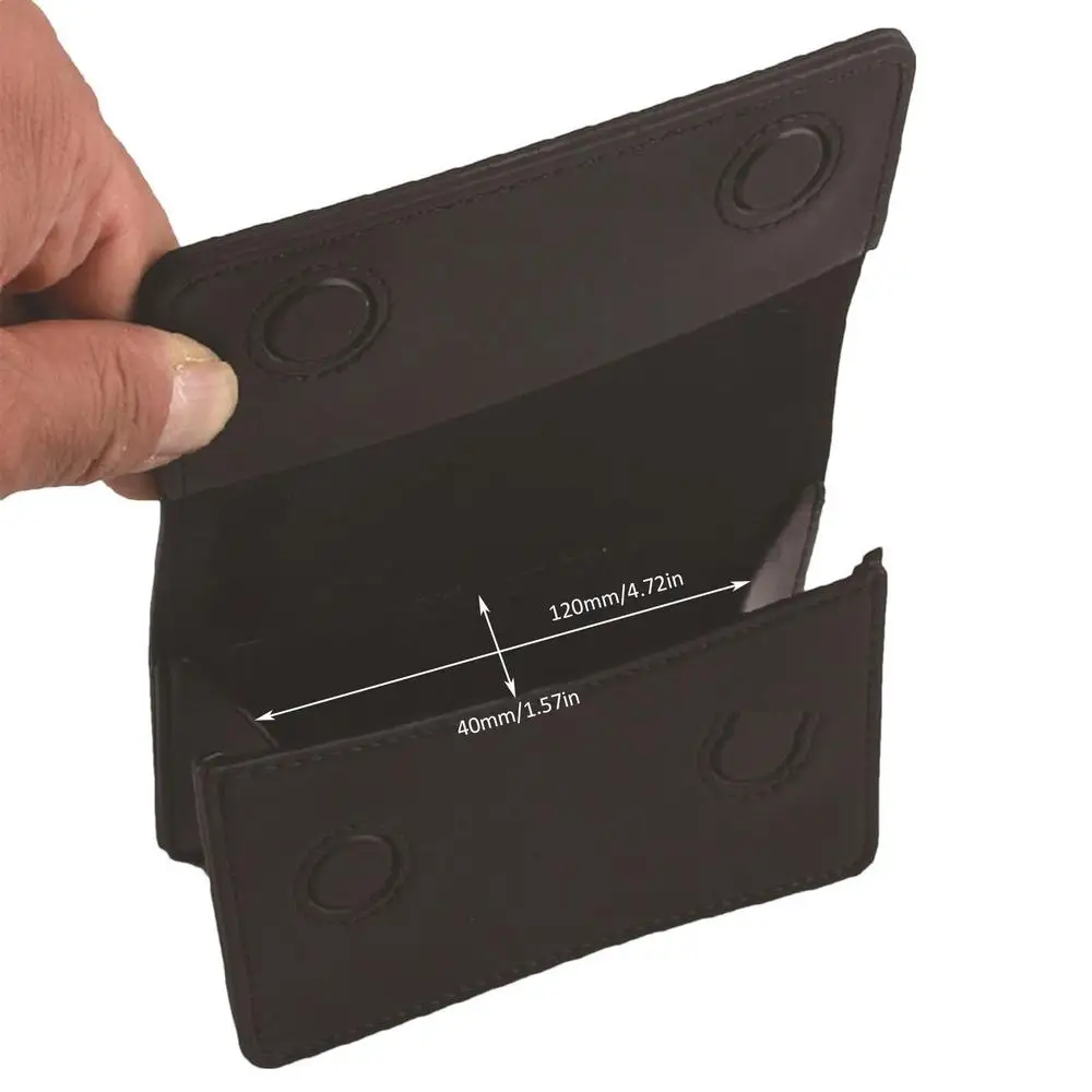 Description Picture 3 of itemGolf Rangefinder Storage Bag Portable Golf PU Leather Laser Distance Meter Case Carry Small Bag With Soft Inner Lining For Golf