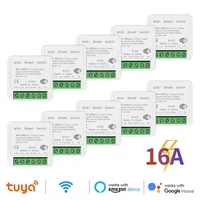 MANHOT Wifi 16A Smart Light Switch DIY Switches Module Relay Supports 2 Way Voice Control with Tuya Smart Life Alexa Google Home
