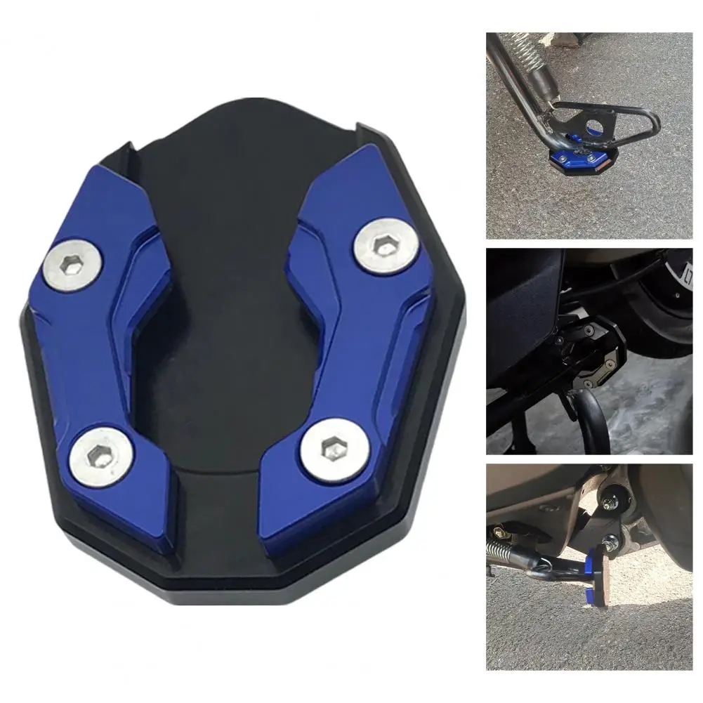 

Kickstand Side Stand Pad Rust-proof Kickstand Extension Plate Stable Decorate Unique Motorcycle Foot Side Stand Extension Pad