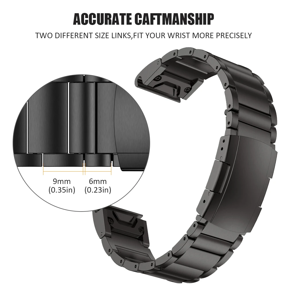 Premium Titanium Alloy Watch Band - 22mm & 26mm Bracelet
