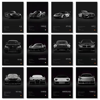 Famous Cars Canvas Wall Art 1